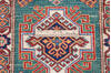 Kazak Green Runner Hand Knotted 22 X 62  Area Rug 700-146689 Thumb 6