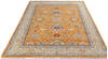 Chobi Yellow Hand Knotted 81 X 100 Area Rug 700-146690 Thumb 1