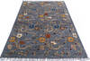 Chobi Grey Hand Knotted 410 X 611  Area Rug 700-146693 Thumb 1