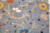 Chobi Grey Hand Knotted 410 X 611  Area Rug 700-146693 Thumb 6