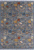 Chobi Grey Hand Knotted 410 X 611 Area Rug 700-146693 Thumb 0