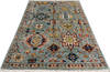 Chobi Blue Hand Knotted 56 X 710  Area Rug 700-146694 Thumb 1