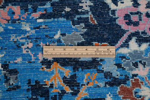 Chobi Blue Hand Knotted 60 X 88 Area Rug 700-146696 Image 5