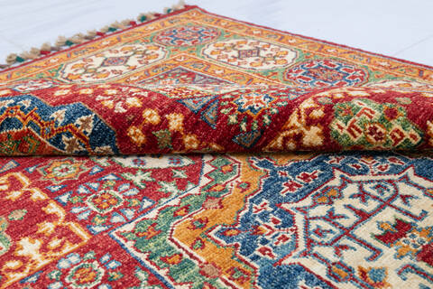 Chobi Red Hand Knotted 43 X 62 Area Rug 700-146699 Image 4