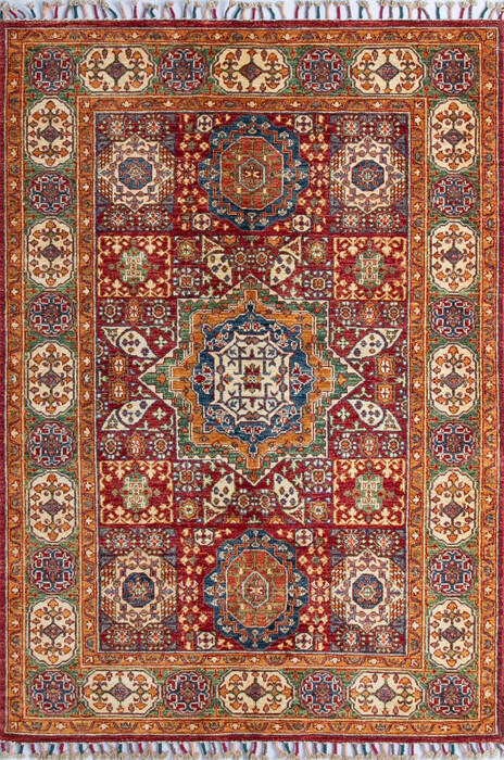 Chobi Red Hand Knotted 43 X 62 Area Rug 700-146699 Image 0