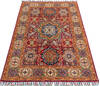 Chobi Red Hand Knotted 43 X 62  Area Rug 700-146699 Thumb 1