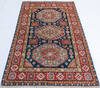 Kazak Blue Hand Knotted 311 X 60  Area Rug 700-146701 Thumb 1