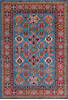 Kazak Blue Hand Knotted 40 X 510 Area Rug 700-146702 Thumb 0