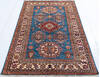 Kazak Blue Hand Knotted 42 X 64 Area Rug 700-146708 Thumb 1