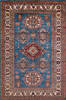 Kazak Blue Hand Knotted 42 X 64  Area Rug 700-146708 Thumb 0