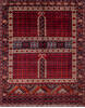 Khan Mohammadi Red Hand Knotted 53 X 67  Area Rug 700-146714 Thumb 0