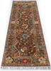 Chobi Brown Runner Hand Knotted 26 X 70 Area Rug 700-146722 Thumb 1