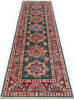 Kazak Green Runner Hand Knotted 28 X 90 Area Rug 700-146723 Thumb 1