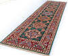 Kazak Green Runner Hand Knotted 28 X 90  Area Rug 700-146723 Thumb 2