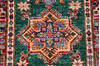 Kazak Green Runner Hand Knotted 28 X 90  Area Rug 700-146723 Thumb 4