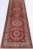 Kazak Red Runner Hand Knotted 26 X 710 Area Rug 700-146724 Thumb 1