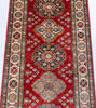 Kazak Red Runner Hand Knotted 28 X 92  Area Rug 700-146725 Thumb 3