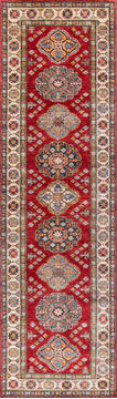 Kazak Red Runner Hand Knotted 2'8" X 9'2"  Area Rug 700-146725