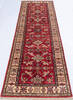Kazak Red Runner Hand Knotted 27 X 84 Area Rug 700-146726 Thumb 1