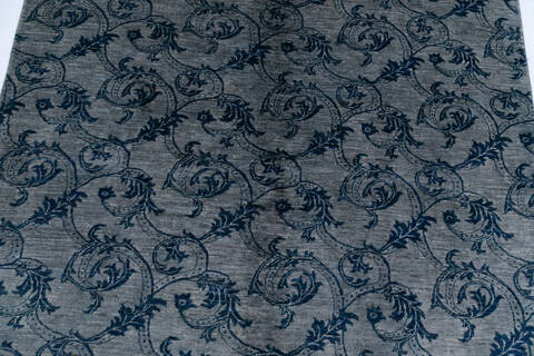 Chobi Grey Hand Knotted 59 X 79 Area Rug 700-146728 Image 3