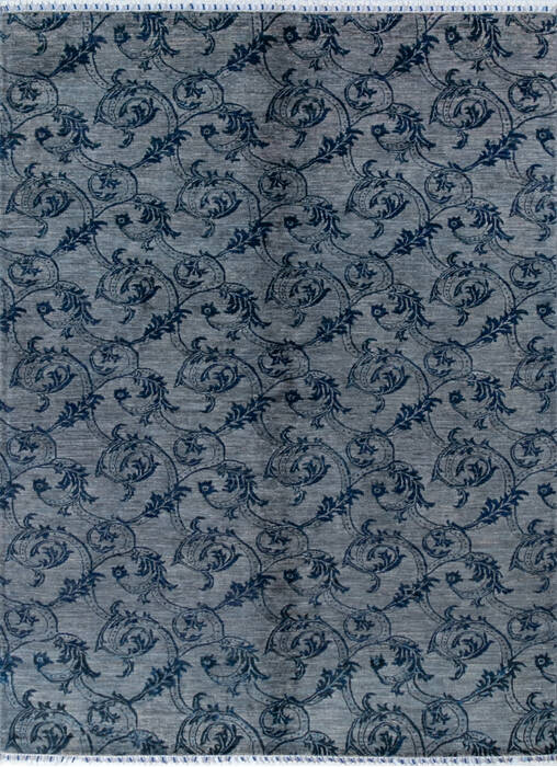Chobi Grey Hand Knotted 59 X 79 Area Rug 700-146728 Image 0