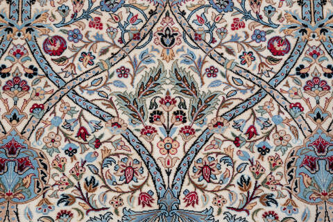 Pak-Persian Beige Hand Knotted 62 X 93 Area Rug 700-146733 Image 2