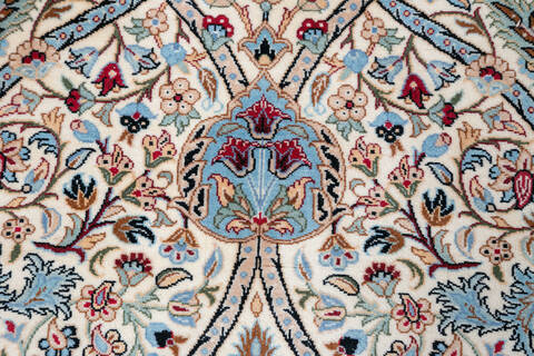 Pak-Persian Beige Hand Knotted 62 X 93 Area Rug 700-146733 Image 4