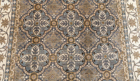 Chobi Grey Hand Knotted 66 X 911 Area Rug 700-146736 Image 3