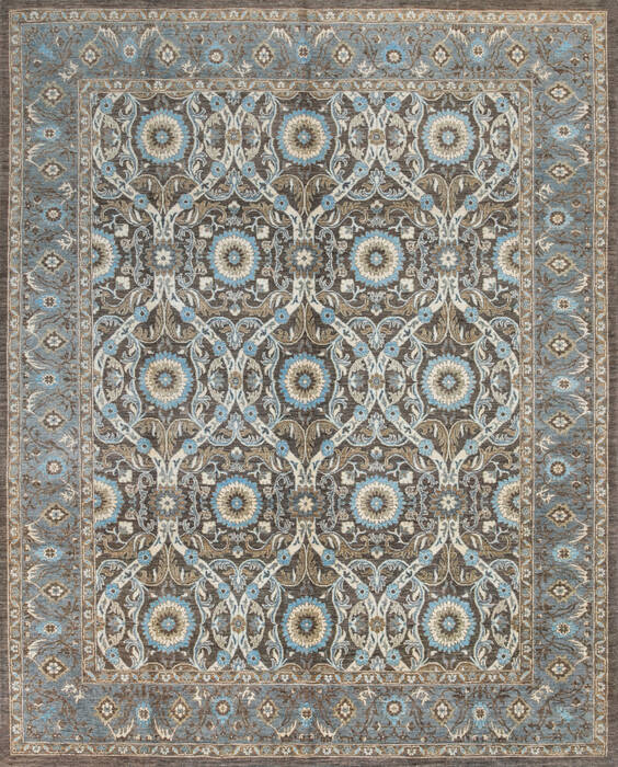 Chobi Brown Hand Knotted 80 X 102 Area Rug 700-146737 Image 0
