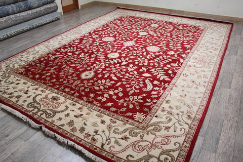 Jaipur Red Hand Knotted 911 X 1311 Area Rug 905-146738 Image 3