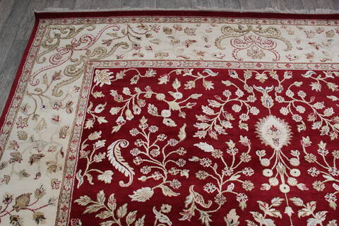 Jaipur Red Hand Knotted 911 X 1311 Area Rug 905-146738 Image 8