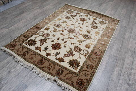 Jaipur White Hand Knotted 411 X 610 Area Rug 905-146739 Image 3