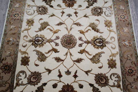 Jaipur White Hand Knotted 411 X 610 Area Rug 905-146739 Image 5