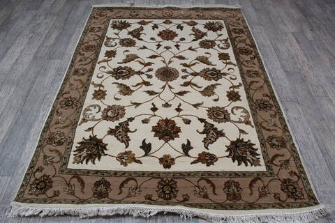 Jaipur White Hand Knotted 411 X 610 Area Rug 905-146739 Image 6