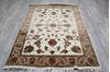 Jaipur White Hand Knotted 411 X 610 Area Rug 905-146739 Thumb 1