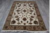 Jaipur White Hand Knotted 411 X 610 Area Rug 905-146739 Thumb 6