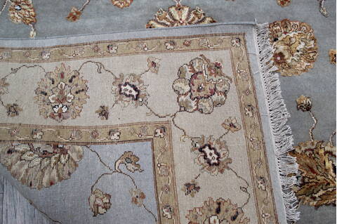 Jaipur Blue Hand Knotted 61 X 90 Area Rug 905-146740 Image 9