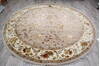 Jaipur Beige Round Hand Knotted 910 X 100  Area Rug 905-146743 Thumb 1
