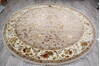Jaipur Beige Round Hand Knotted 910 X 100 Area Rug 905-146743 Thumb 1