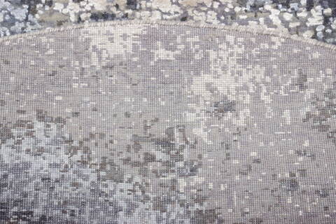 Jaipur Grey Round Hand Knotted 81 X 81 Area Rug 905-146744 Image 5