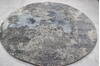 Jaipur Grey Round Hand Knotted 81 X 81  Area Rug 905-146744 Thumb 4