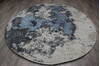 Jaipur White Round Hand Knotted 79 X 79  Area Rug 905-146745 Thumb 5