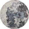Jaipur White Round Hand Knotted 711 X 80 Area Rug 905-146746 Thumb 0