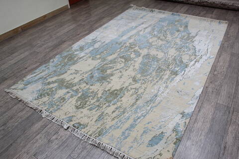 Jaipur White Hand Knotted 61 X 94 Area Rug 905-146748 Image 3