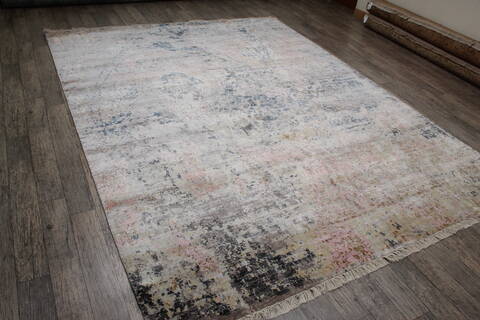 Jaipur White Hand Knotted 710 X 911 Area Rug 905-146751 Image 2