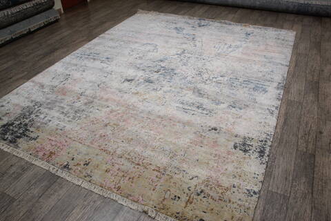 Jaipur White Hand Knotted 710 X 911 Area Rug 905-146751 Image 3