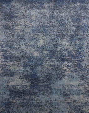 Jaipur Blue Hand Knotted 8'0" X 10'0"  Area Rug 905-146752