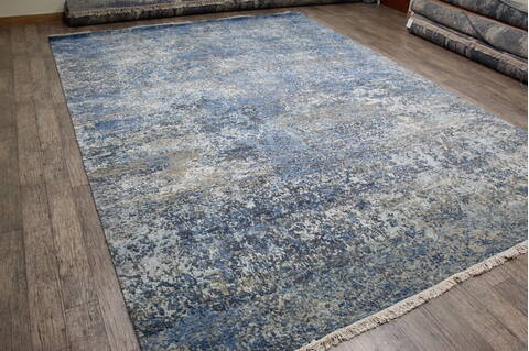 Jaipur Blue Hand Knotted 90 X 120 Area Rug 905-146753 Image 2