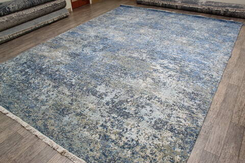 Jaipur Blue Hand Knotted 90 X 120 Area Rug 905-146753 Image 3