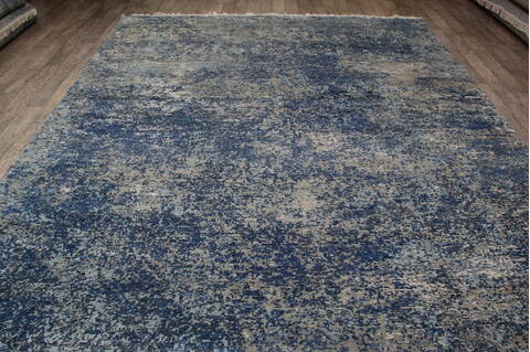 Jaipur Blue Hand Knotted 90 X 120 Area Rug 905-146753 Image 6